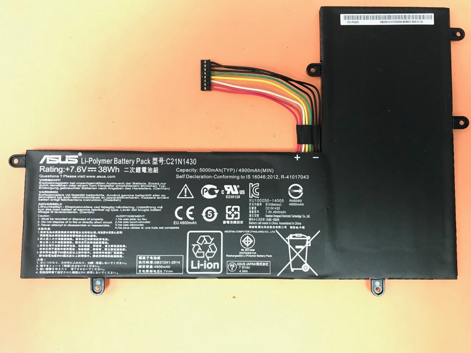 ✨ Genuine C21N1430 Battery for ASUS Chromebook C201 C201P C201PA C201PA5 38Wh✨