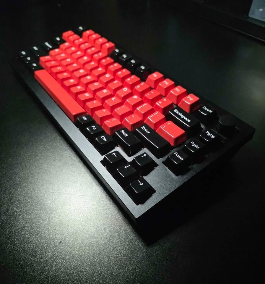 Keychron Q1 Pro 75% Fully Modded Wireless Cerakey Mech Keyboard Akko Rosewood