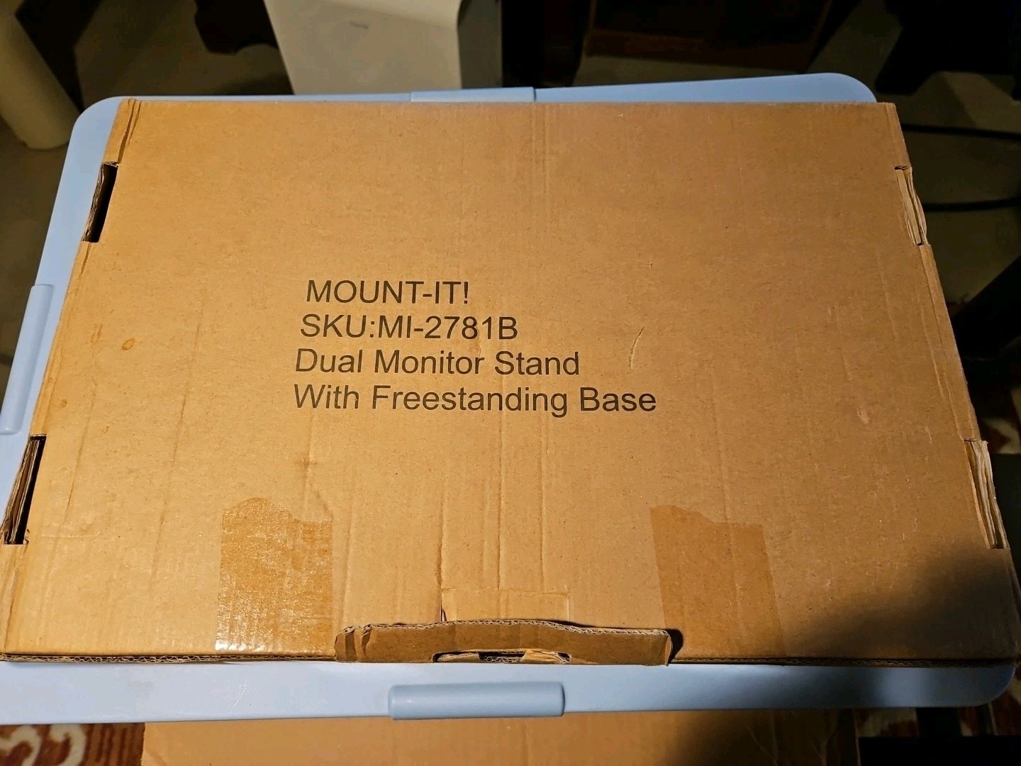 Mount-It Dual Monitor Desk Stand (MI2781B) New