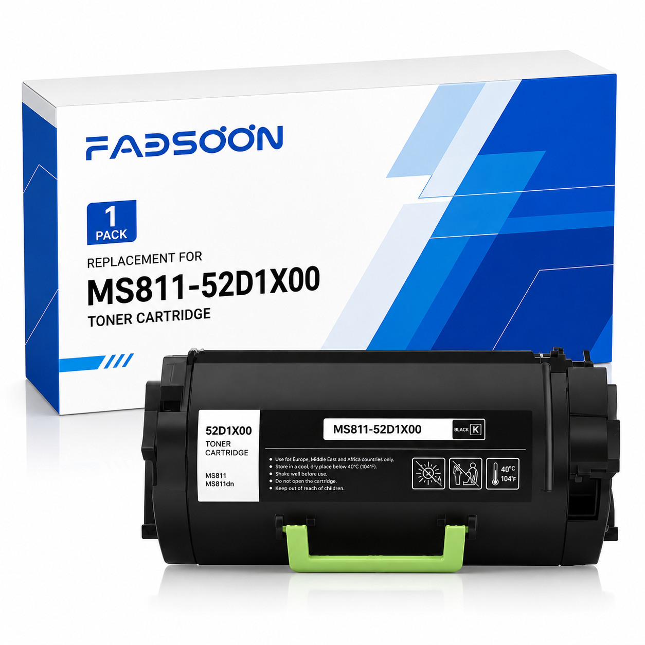 52D1X00 1PK BK Laser Toner MS711 MS711dn MS811n MS811dn MS811dtn MS812dn MS812de