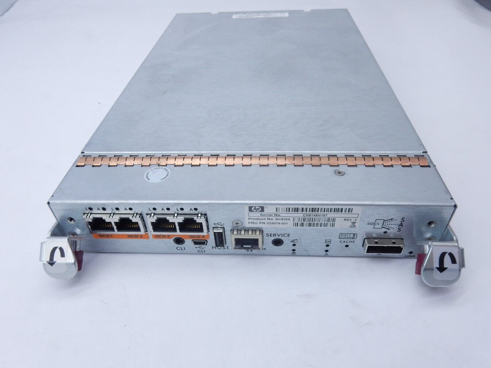 HP BK829A 629074-001 P2000 G3 ISCSI MSA ARRAY CONTROLLER                   T7-B3