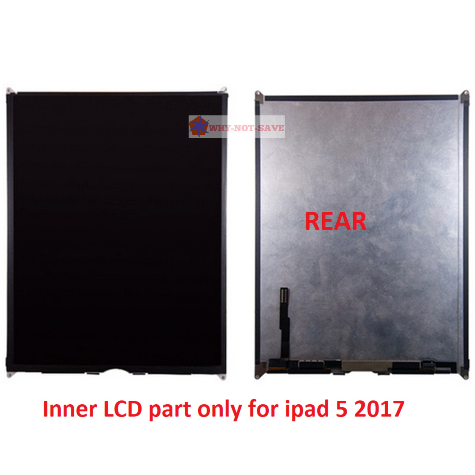 Inner glass LCD only Replacement Part for Ipad 5 5th 2017 9.7" Display new