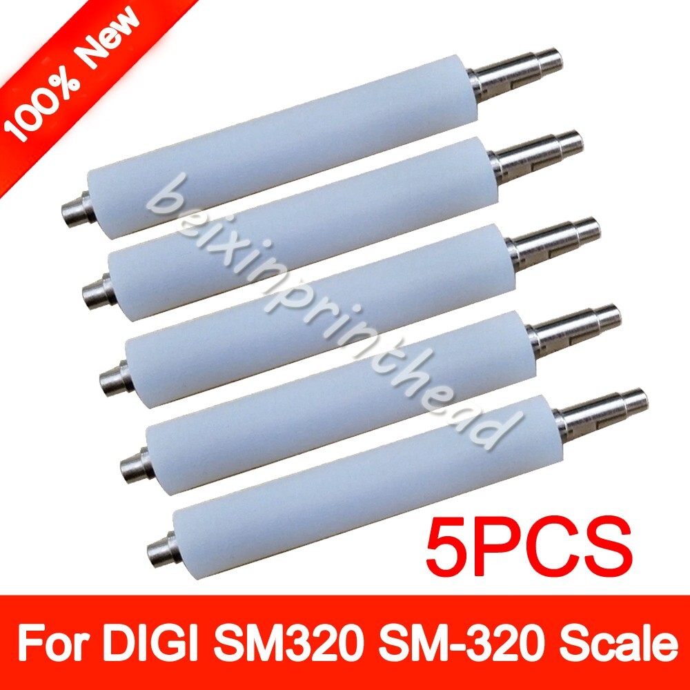 5PCS New Platen Rubber Roller For DIGI SM320 SM-320 Electronic Scale Roller