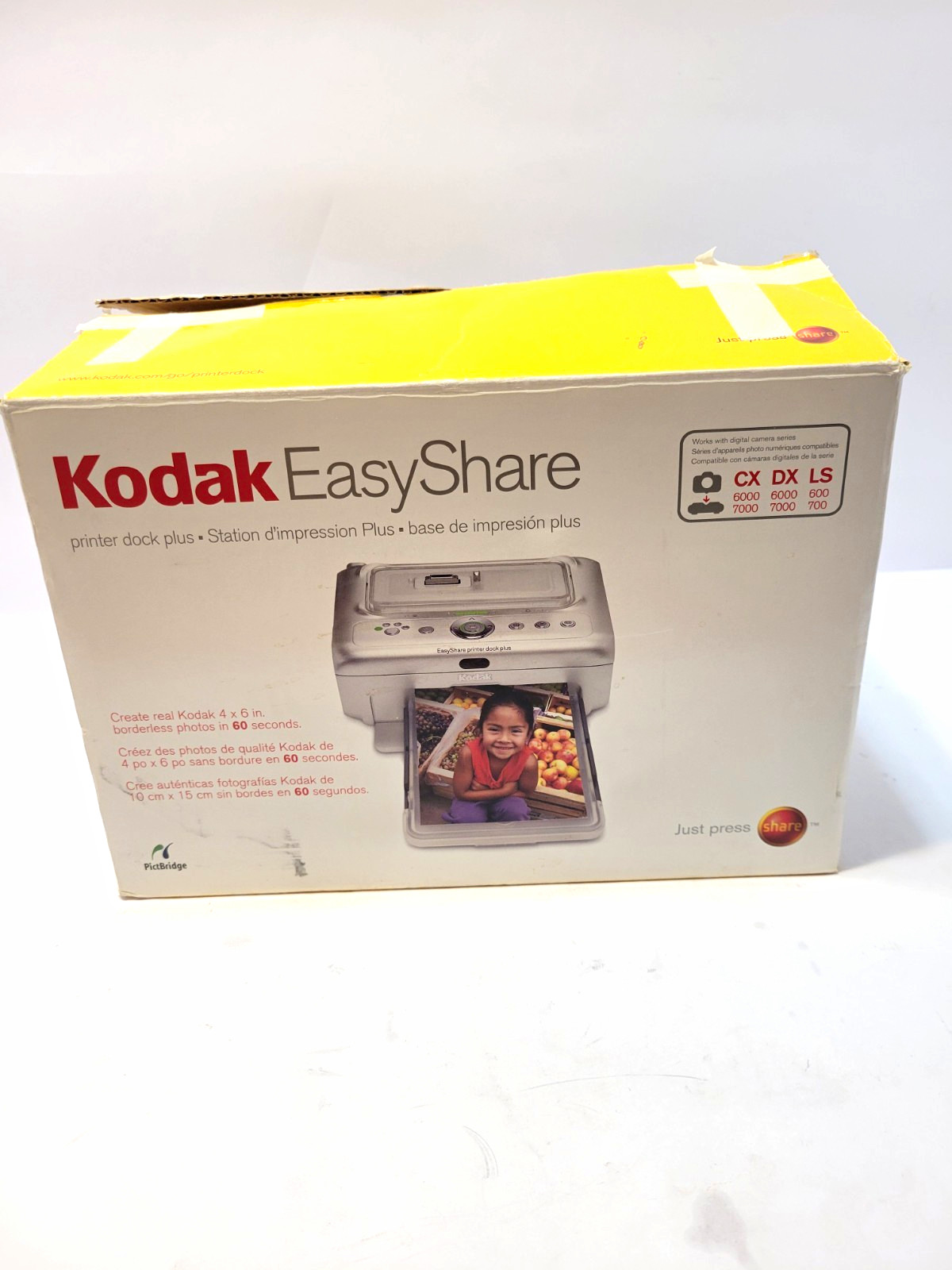 Kodak EasyShare Printer Dock Plus 4x6 Thermal Digital Photo Printer PictBridge