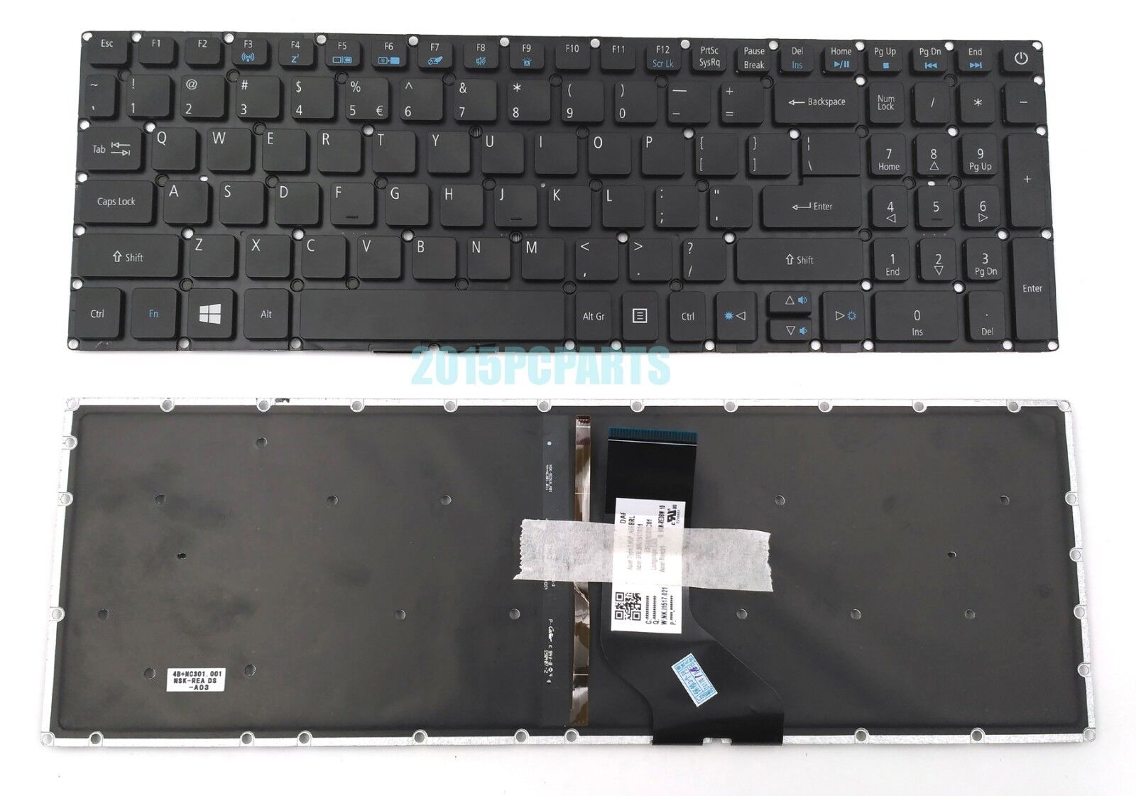 New Acer Aspire 7 A715-71G A715-72G  A717-71G A717-72G Backlit Keyboard US