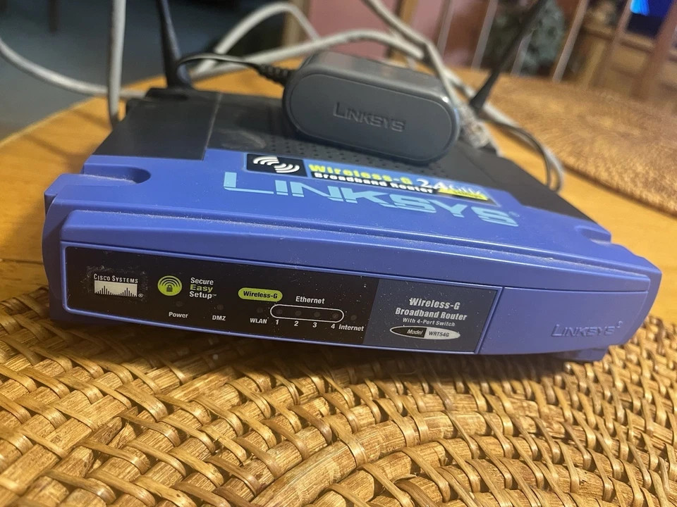 Linksys WRT54G Wireless-G Broadband Router 2.4GHz 54 Mbps