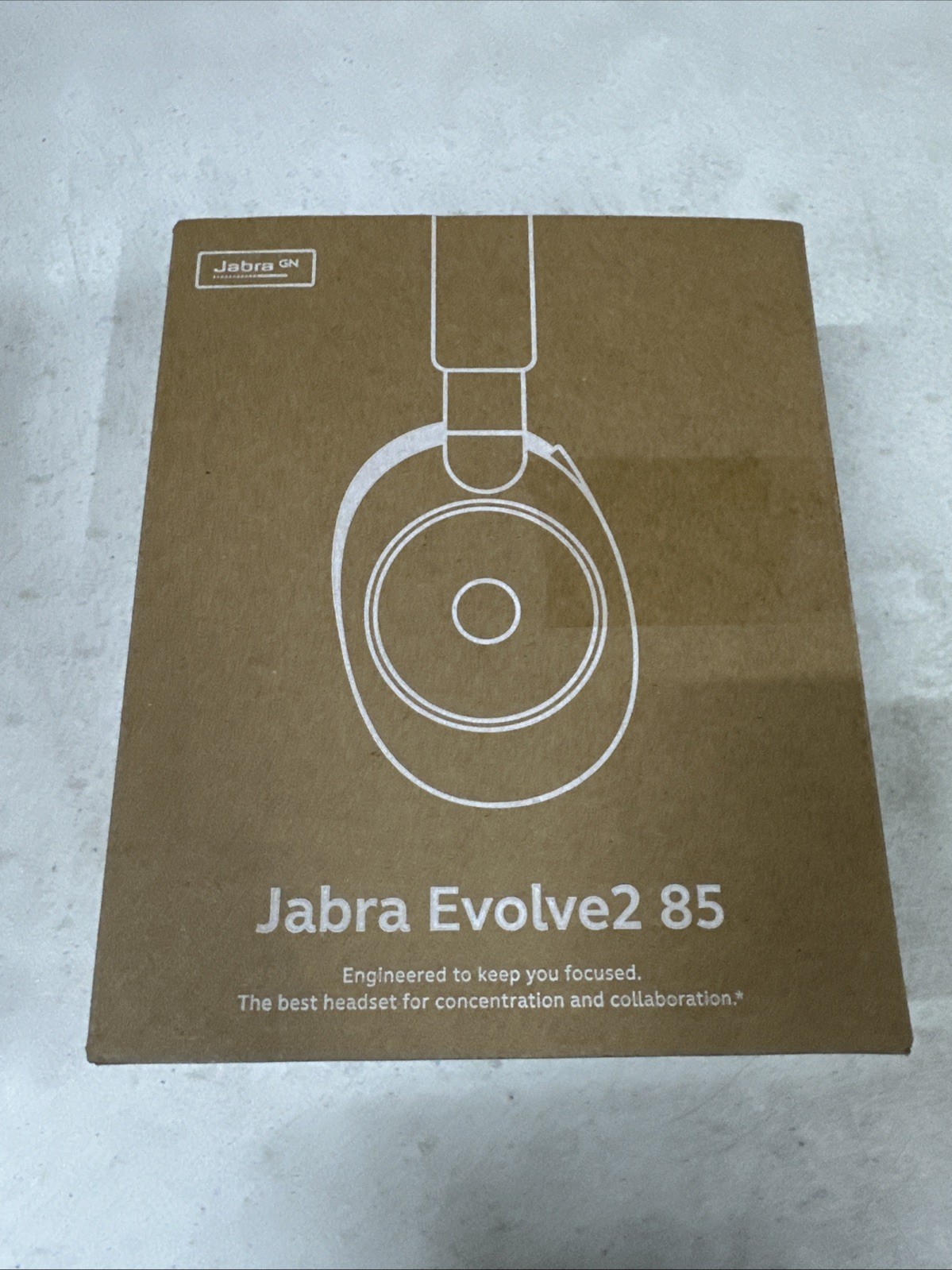 Jabra Evolve2 85 Stereo Wireless Headset (UC, USB-C) - Black With Link 380C NEW