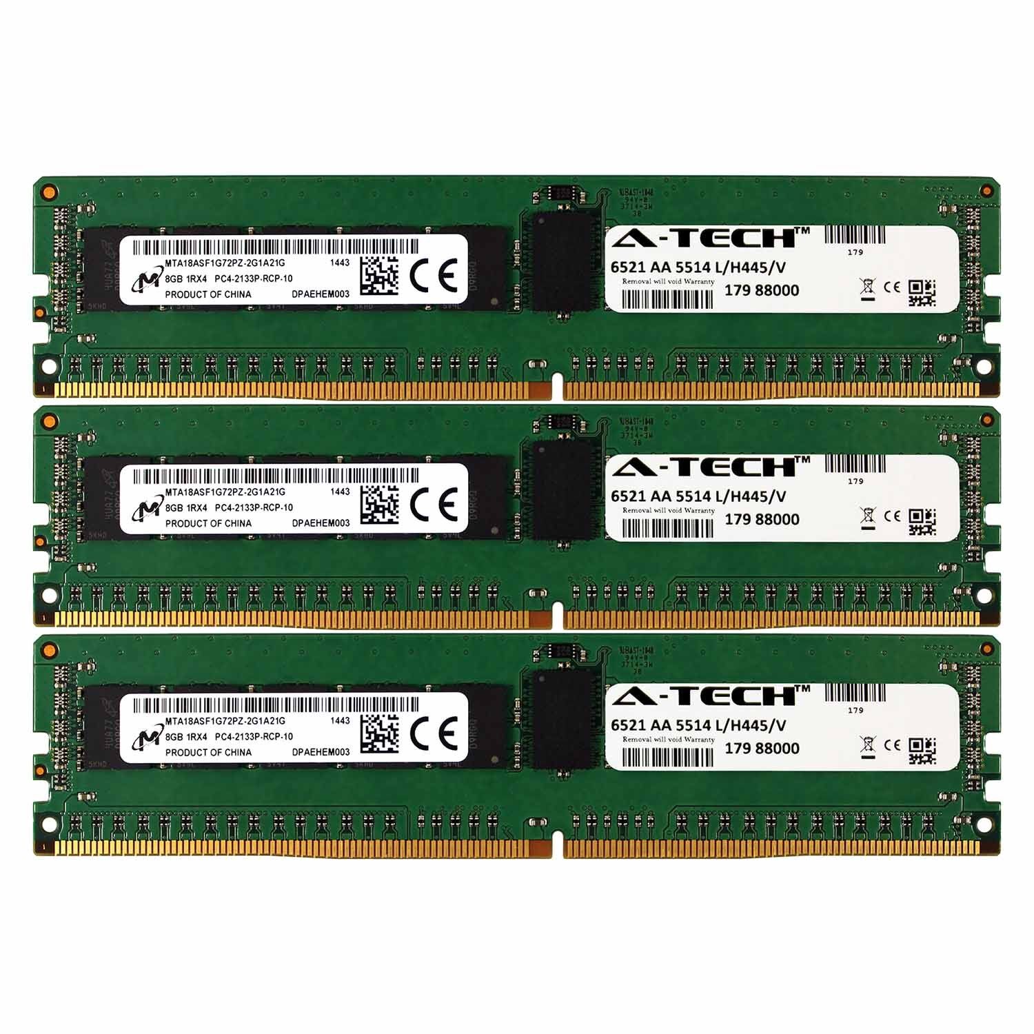 PC4-17000 Micron 24GB Kit 3x 8GB Lenovo ThinkServer TD350 4X70F28589 Memory RAM