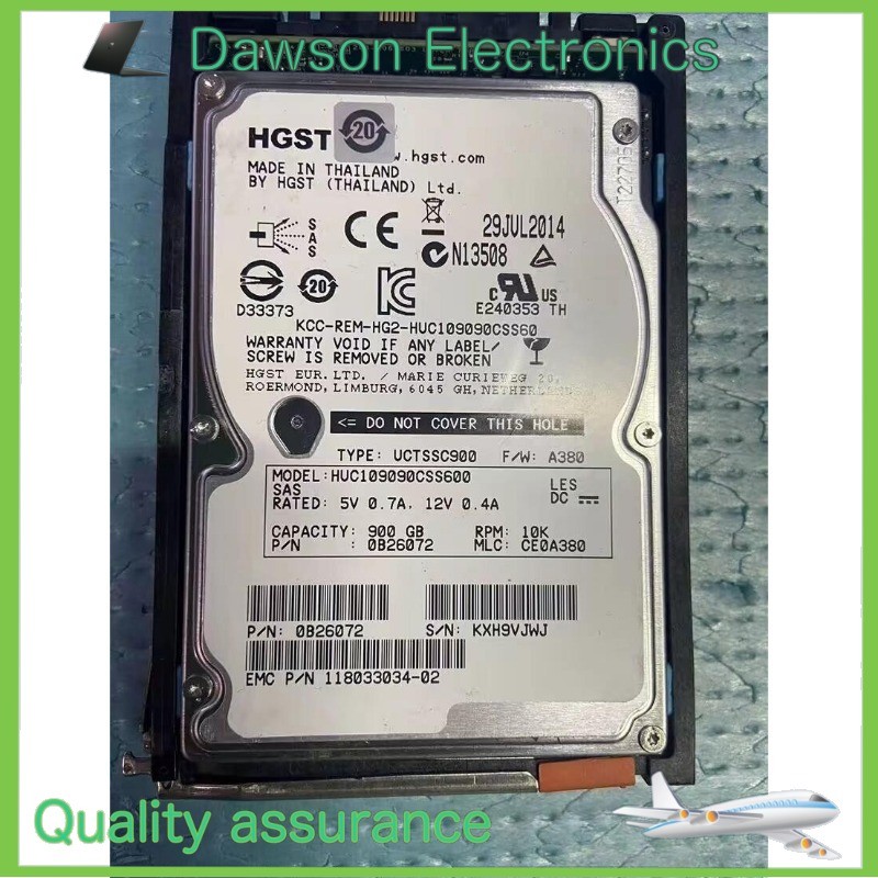 EMC 005049809 005049206 900GB 10K 2.5" SAS V4-2S10-900 HARD DRIVE HDD New