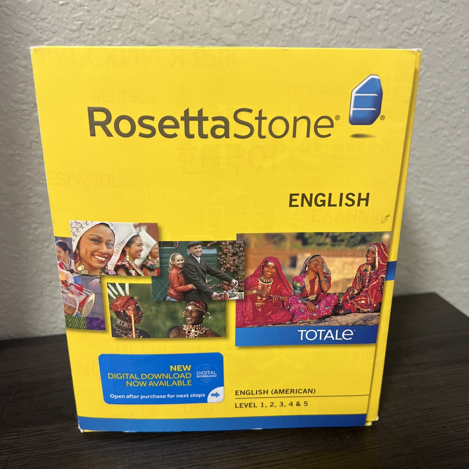 2009 Rosetta Stone English American Version 3 Levels 1, 2,3,4 & 5 Complete