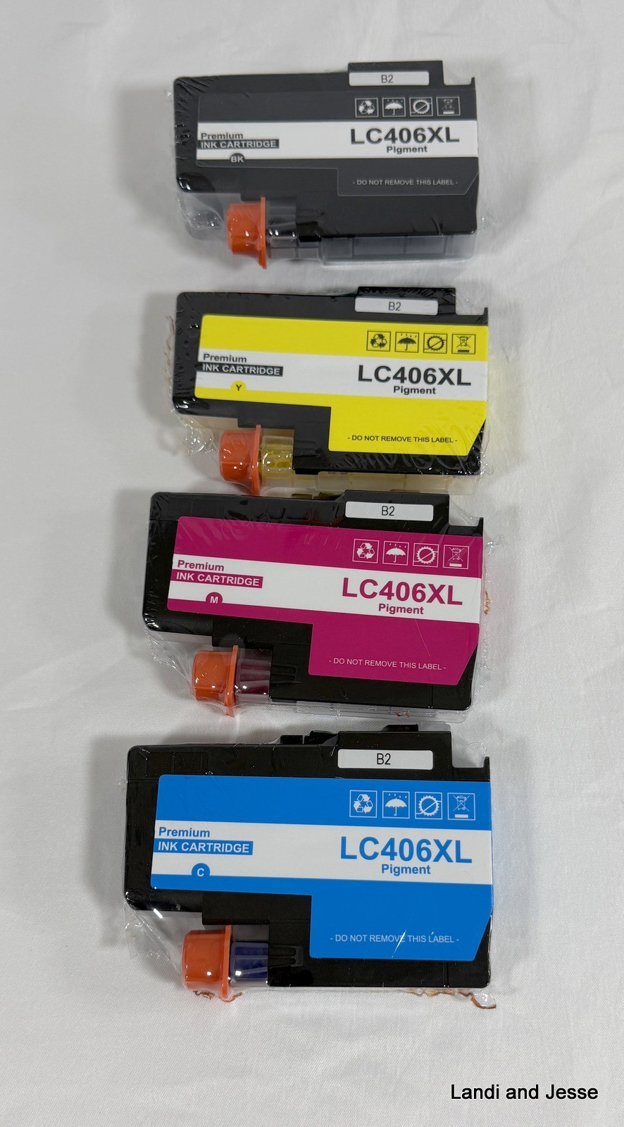 4 Pack Compatible LC 406 XL LC-406XL Extra Capacity Ink Cartridge for Brother
