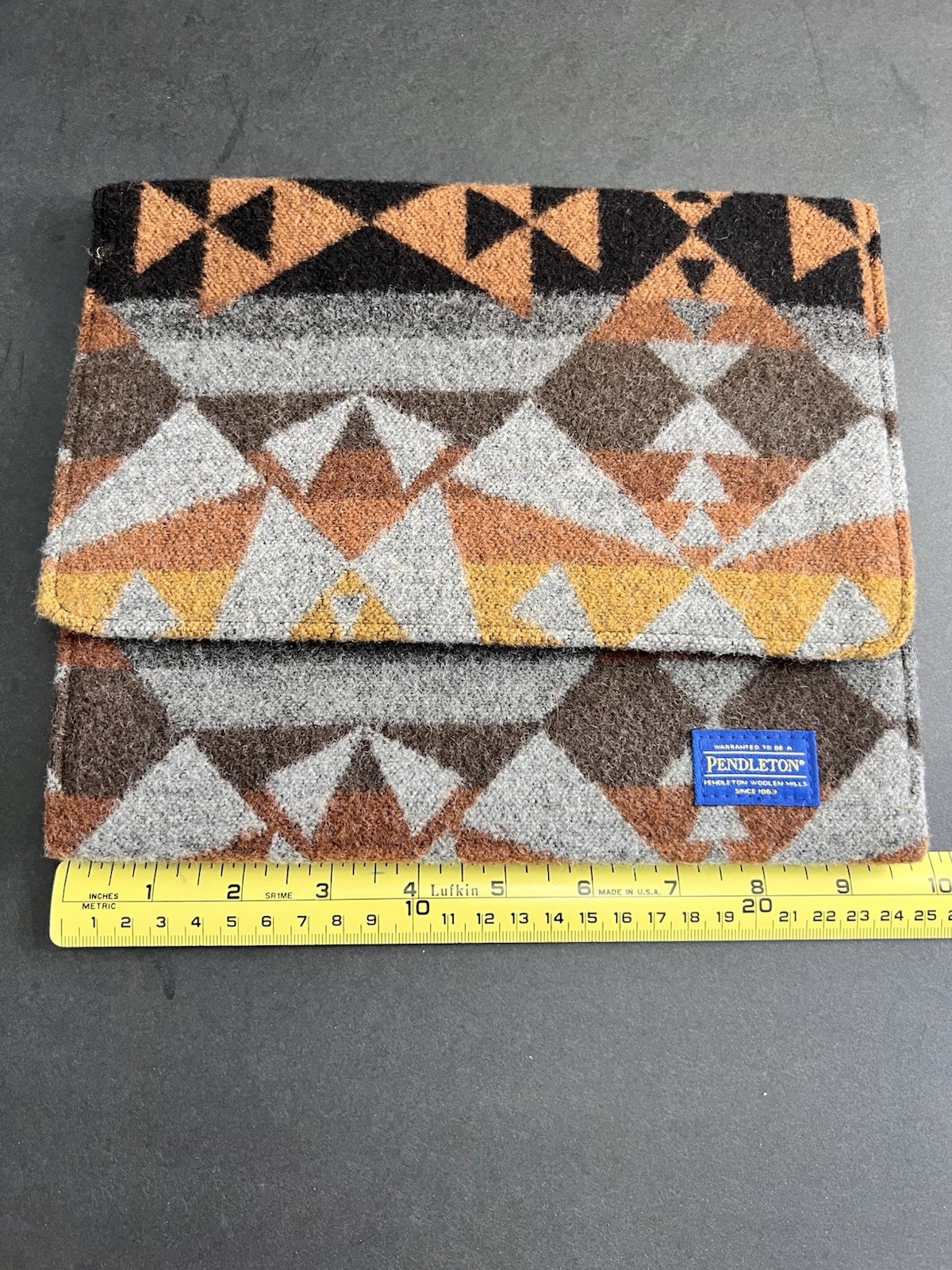 NICE Wool Western PENDLETON Tablet Case Cover iPad Sunset 9.87"x 8"x.5"