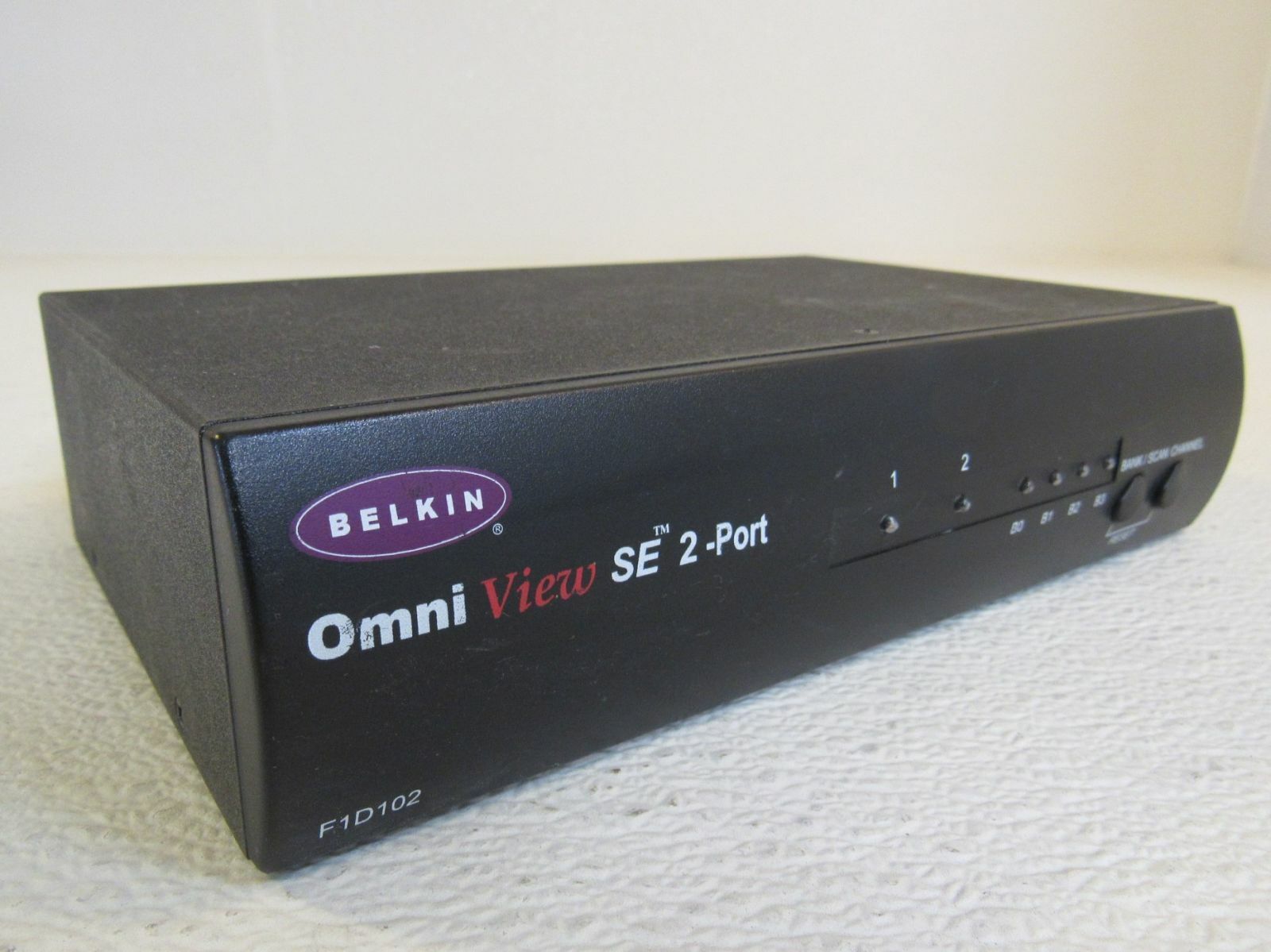 Belkin Omni View KVM SE 2-Port Switch Control F1D102 Vintage