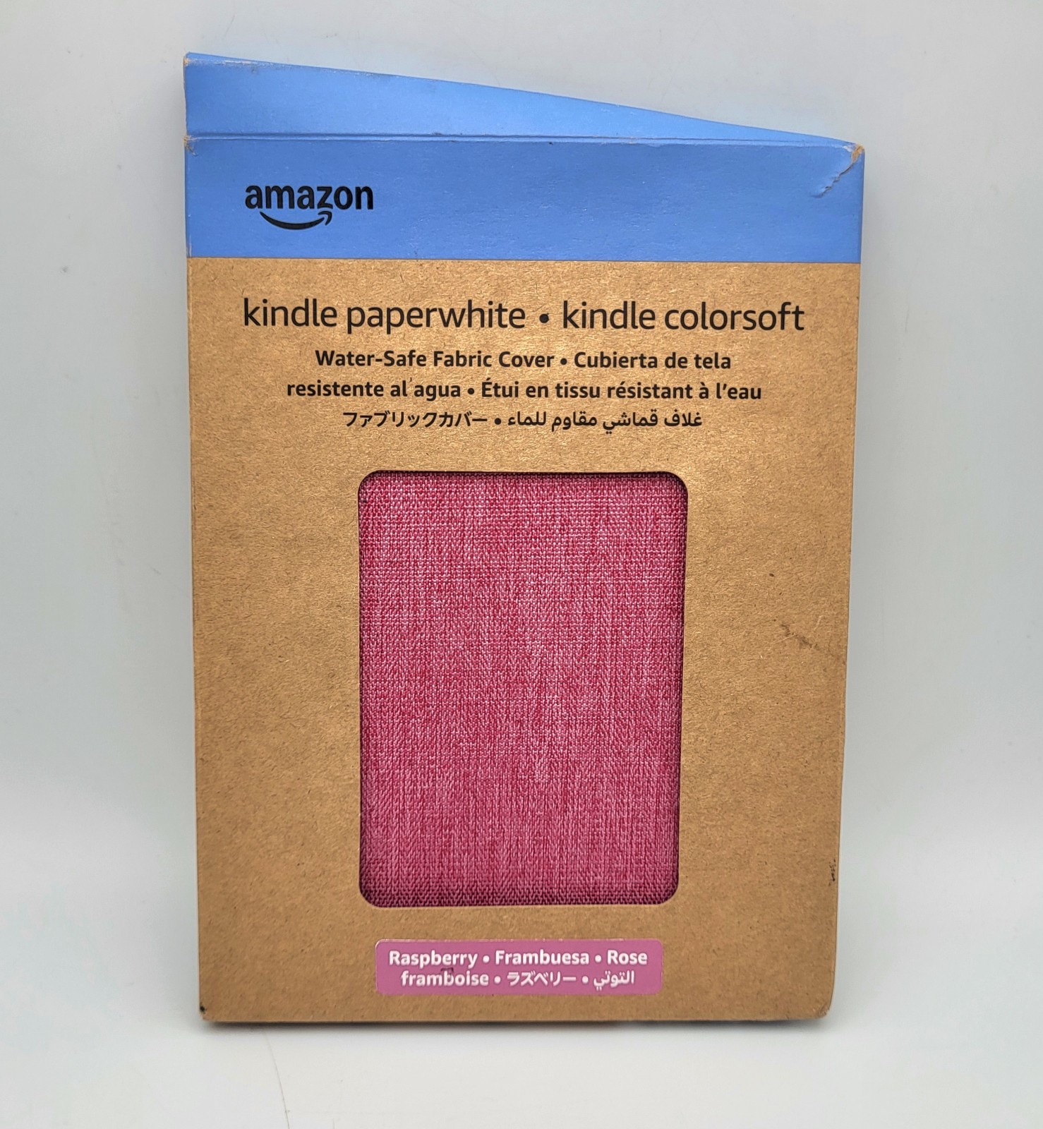 Amazon Kindle Paperwhite & Colorsoft Fabric Cover Raspberry 2024