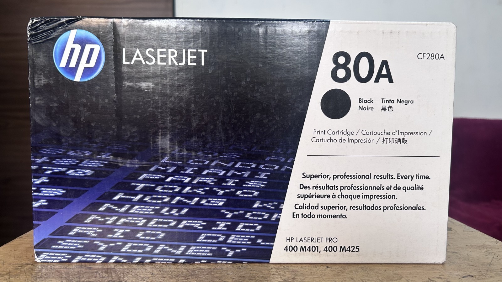 Genuine HP 80A CF280A Black Toner New Sealed LaserJet Pro 400 M401 M425
