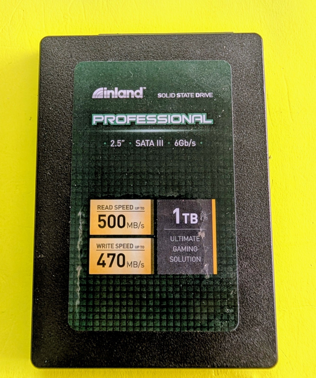 Inland Professional 1TB 2.5" SATA III 6.0Gb/s 3D TLC NAND SSD 1TBM (98% Health)