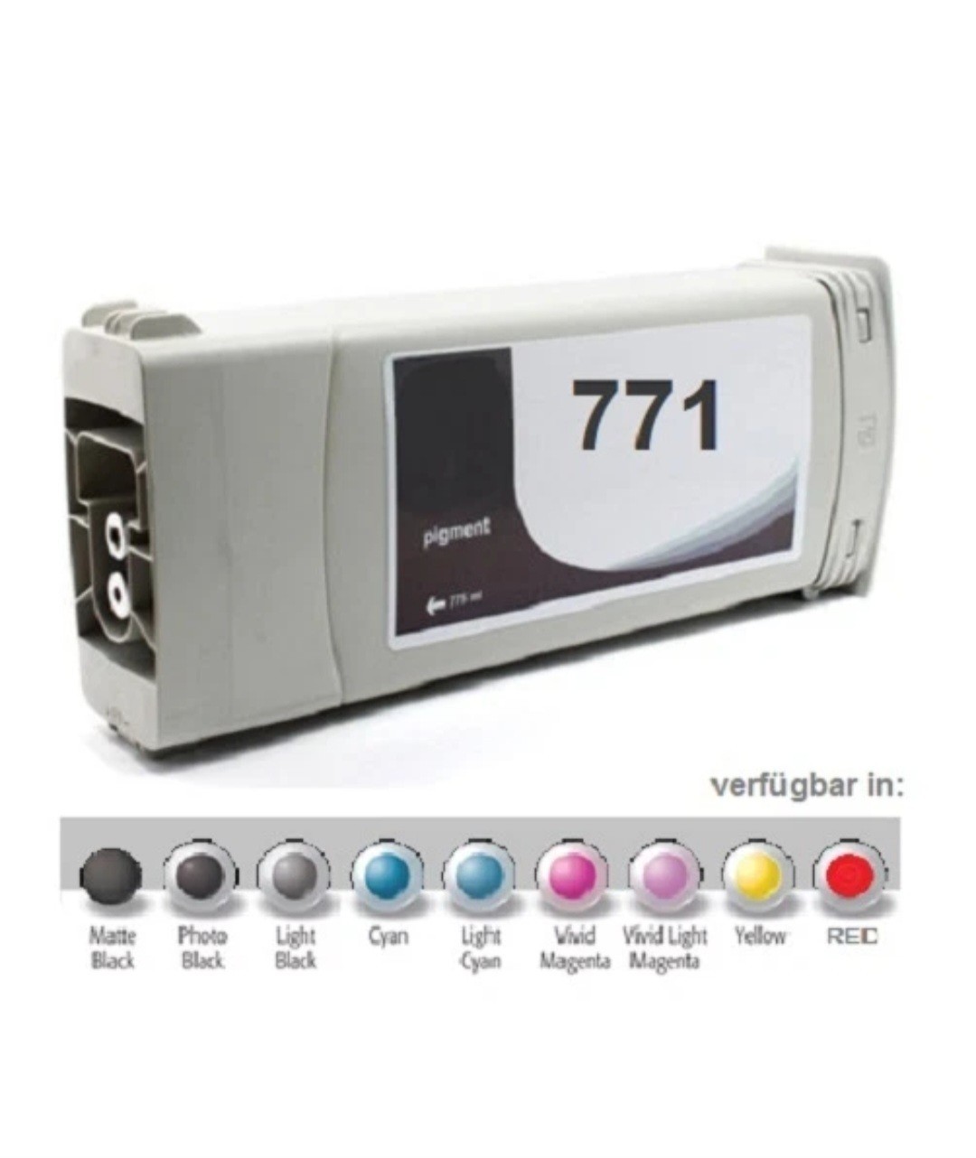 Ink for HP Designjet Z6200 / No. 771 771C B6Y13A CE043A Photo Black Cartridge