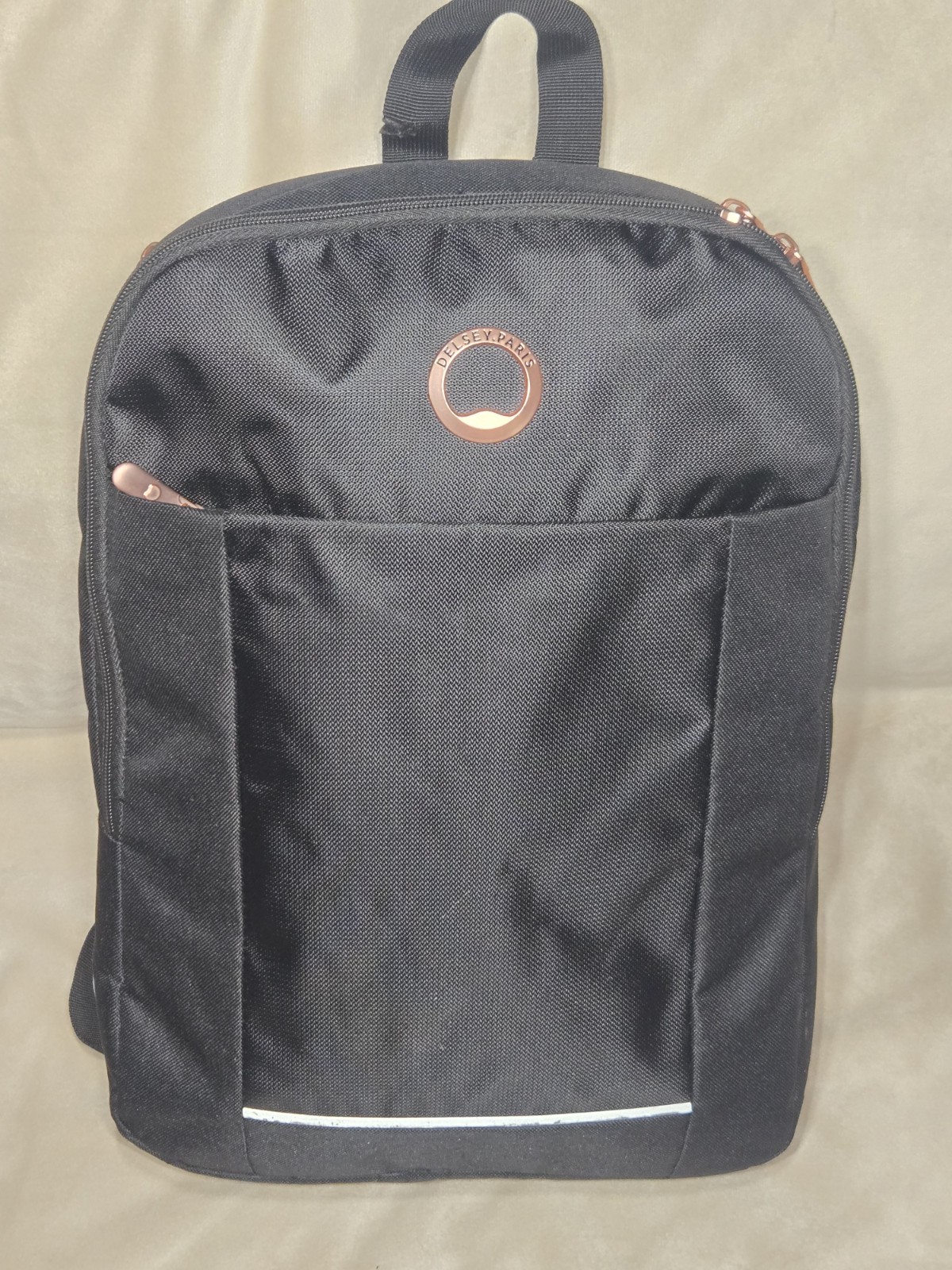 DELSEY Paris Ramey Backpack RFID Pocket Black Laptop Case Lightweight