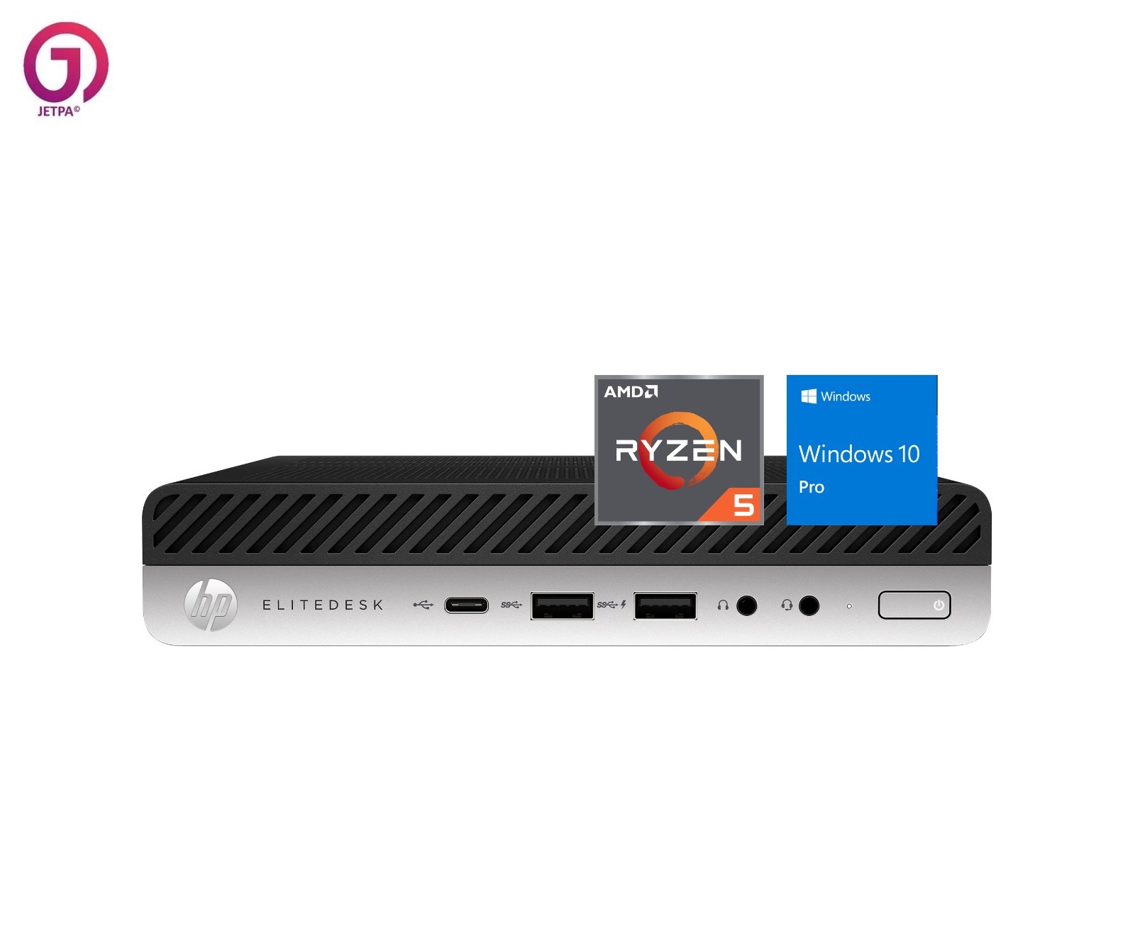 HP EliteDesk 705 G4 Desktop PC Ryzen 5 PRO | 8GB | 256GB NVMe | WiFi+BT | Win 10