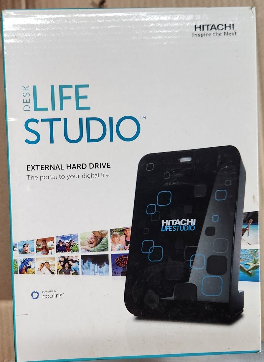 Hitachi Desk Life Studio 100 GB External Hard Drive