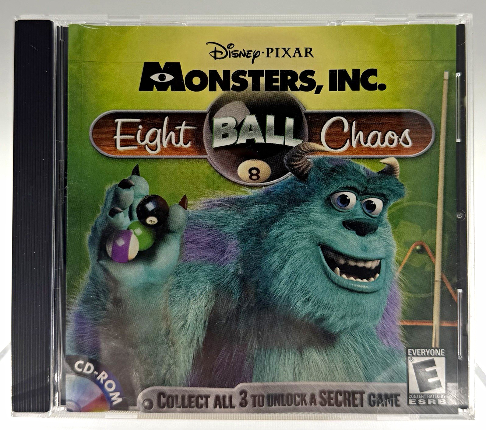 Disney Pixar Monsters, Inc. Eight Ball Chaos Game CD-ROM for PC/Mac, English