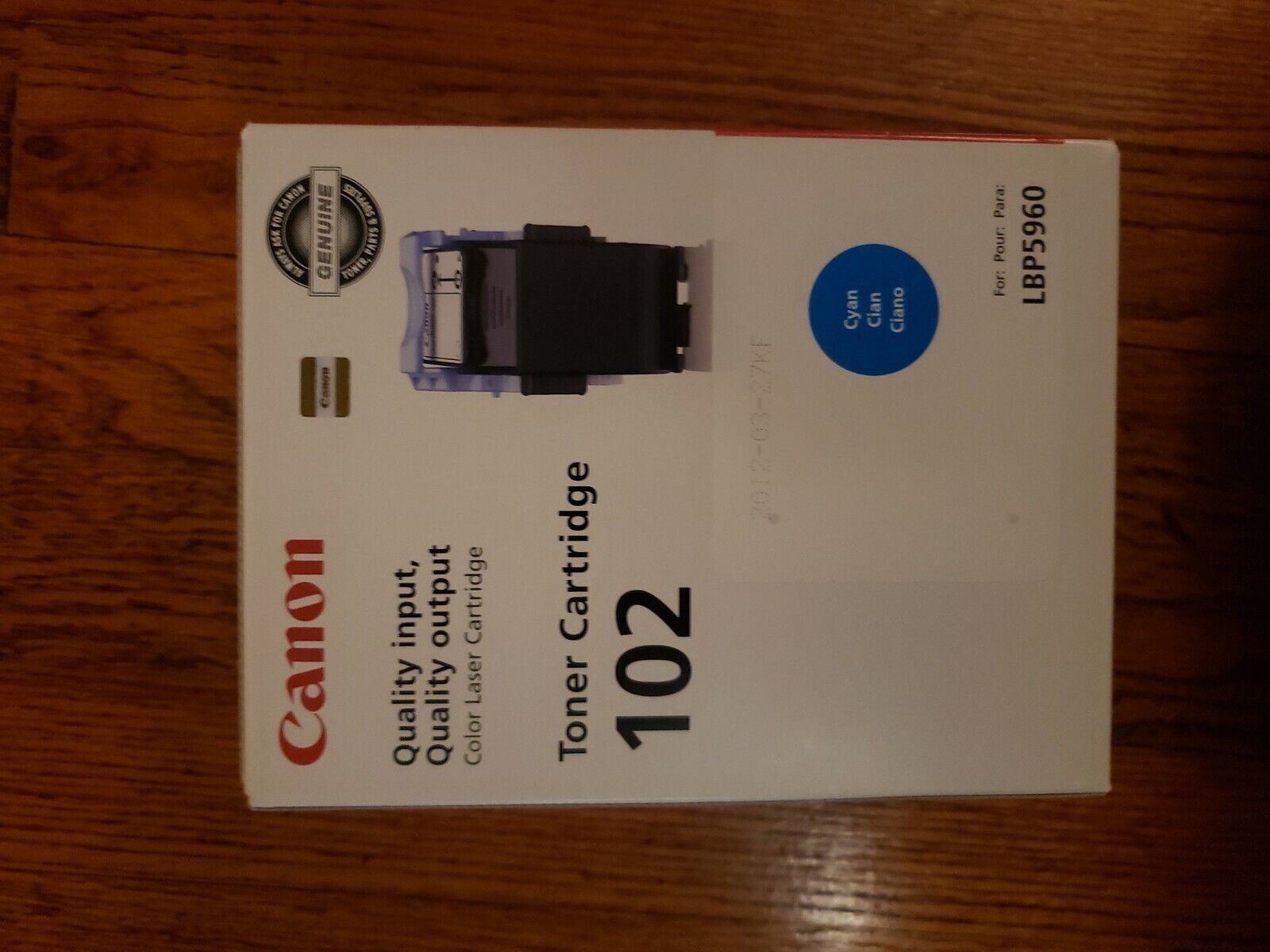 Canon CRG-102 Toner Ctg 9644A006, Cyan for Canon imageRunner LBP-5960