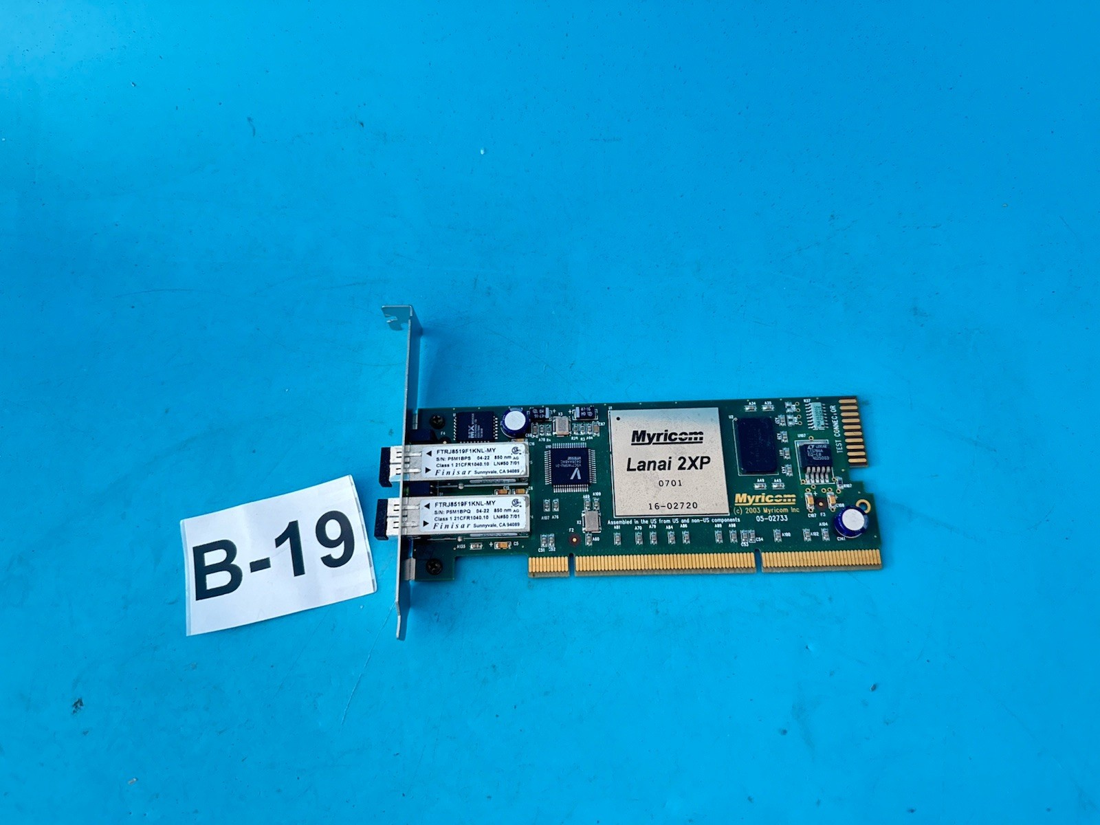 Myricom Lanai ZXP M3F2 PCIXE-2 Dual Port 10GbE Fiber Network Card | 2x SFP+ | PC