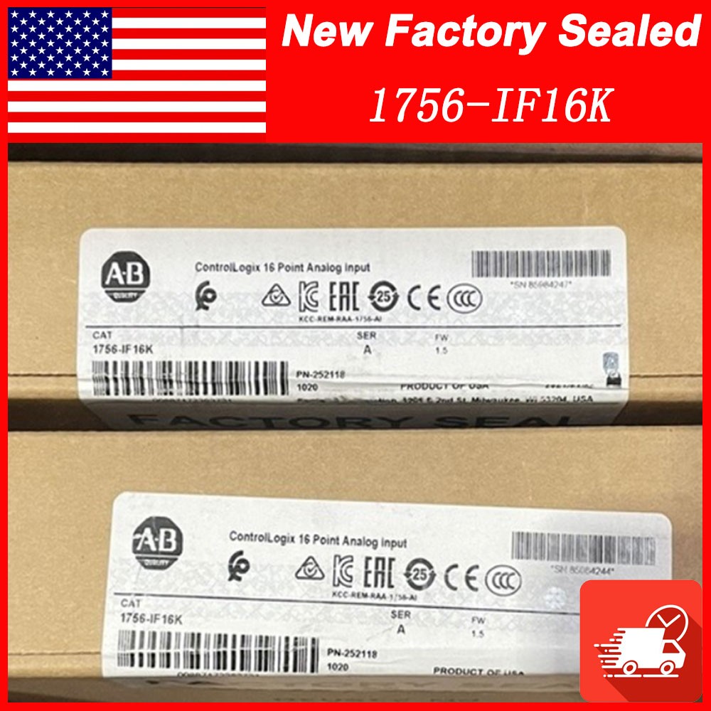 New AB 1756-IF16K  New in Box New Factory Sealed PLC US