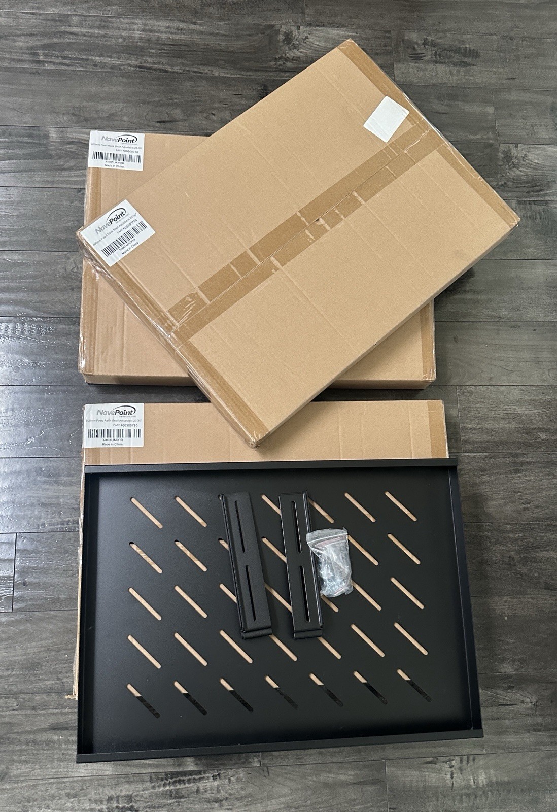 New NavePoint Fixed Rack Shelf Adjustable 25-30" 00300780 “Price for one”