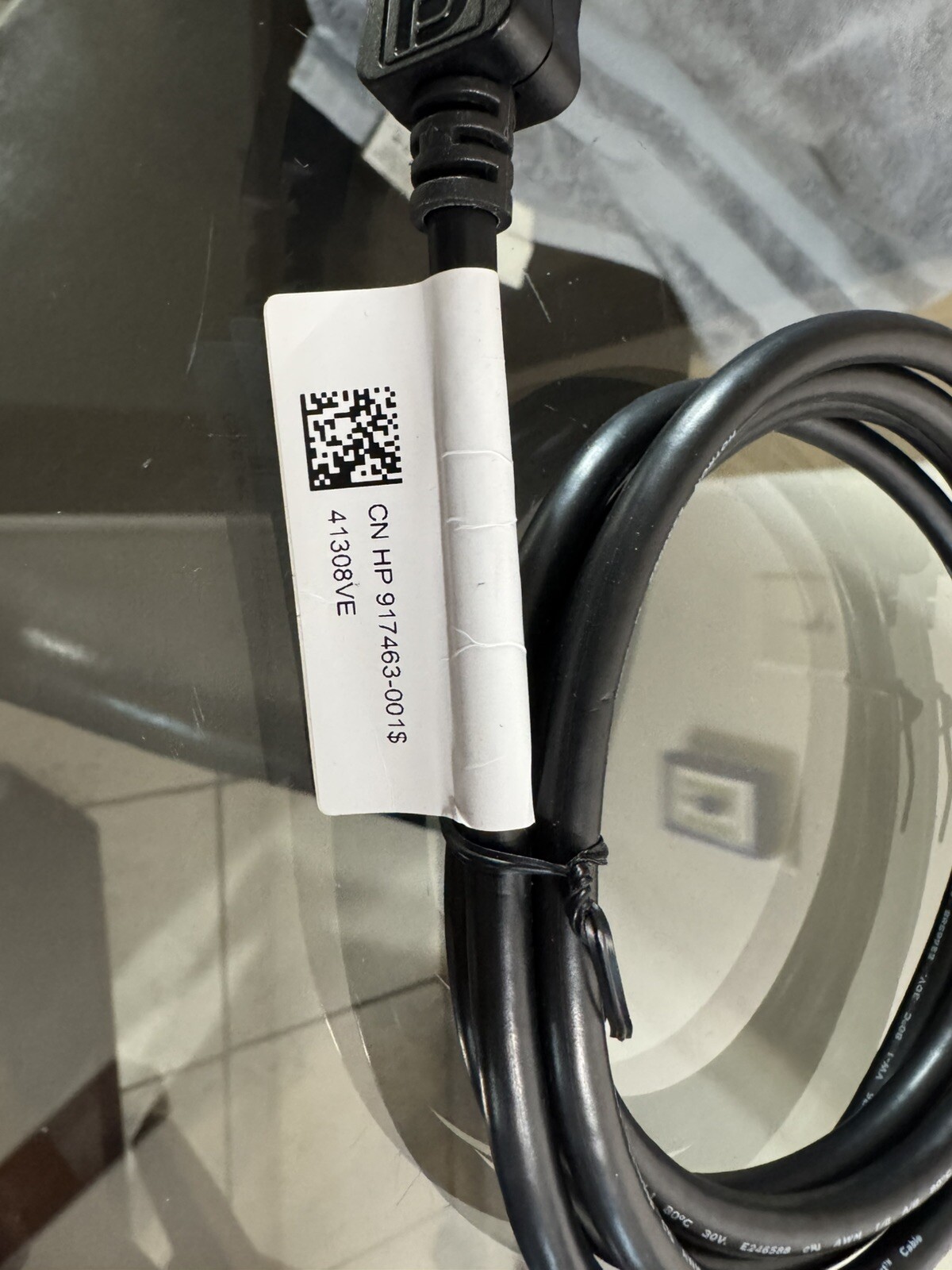 HP 917463-001 1.8m Display Port Cable Male to Male