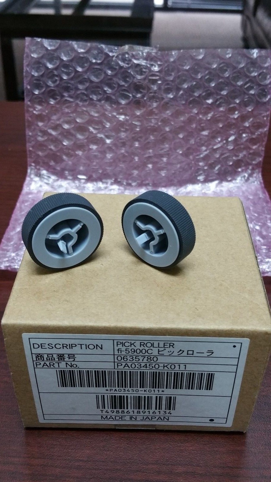 One Genuine OEM Fujitsu PA03450-K011 Pick Roller for fi-5900C fi-5950C Scanners