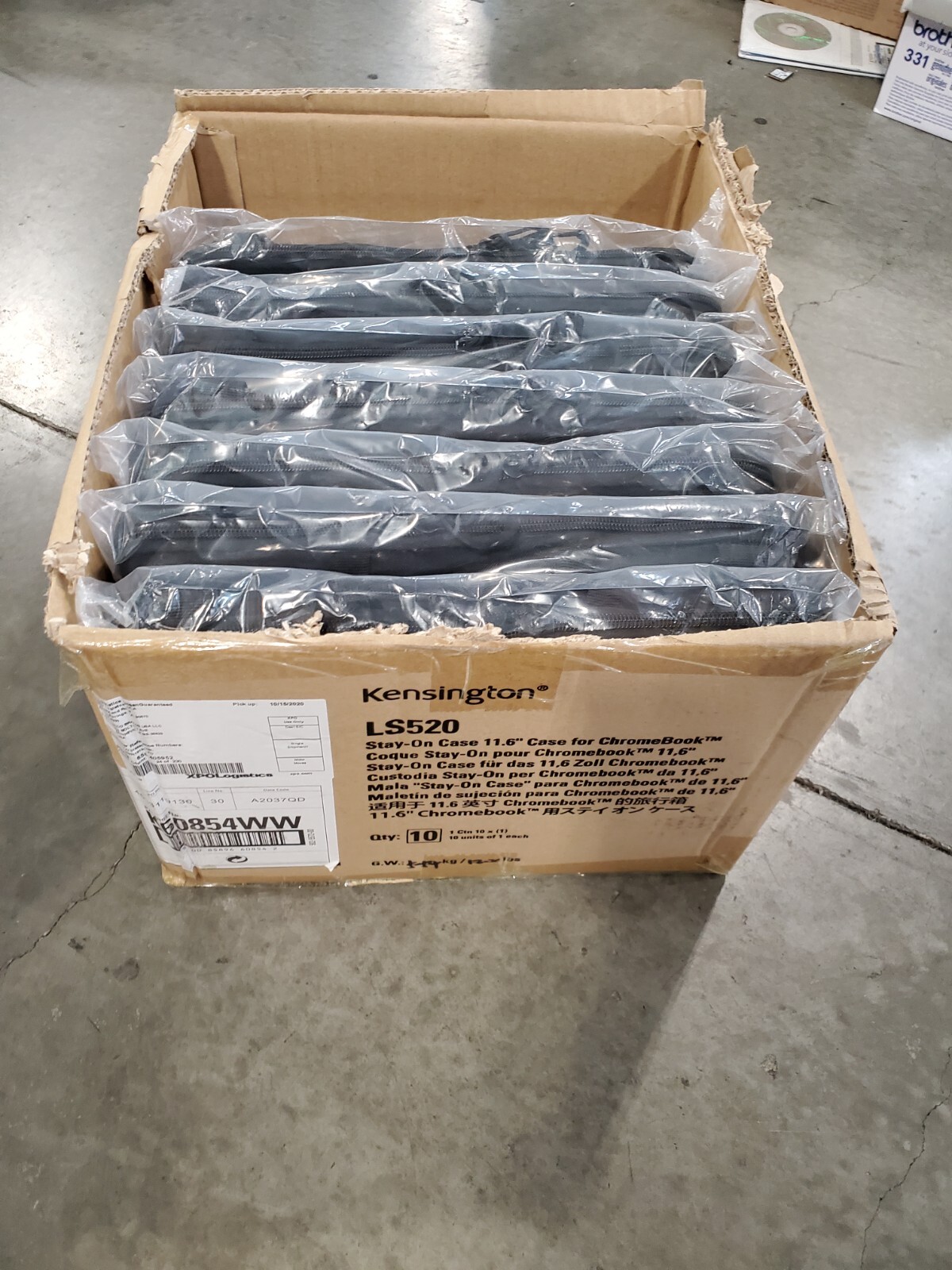 Lot of 7 NEW Kensington Stay-on LS520 Carrying Case for 11.6" Chromebook #69