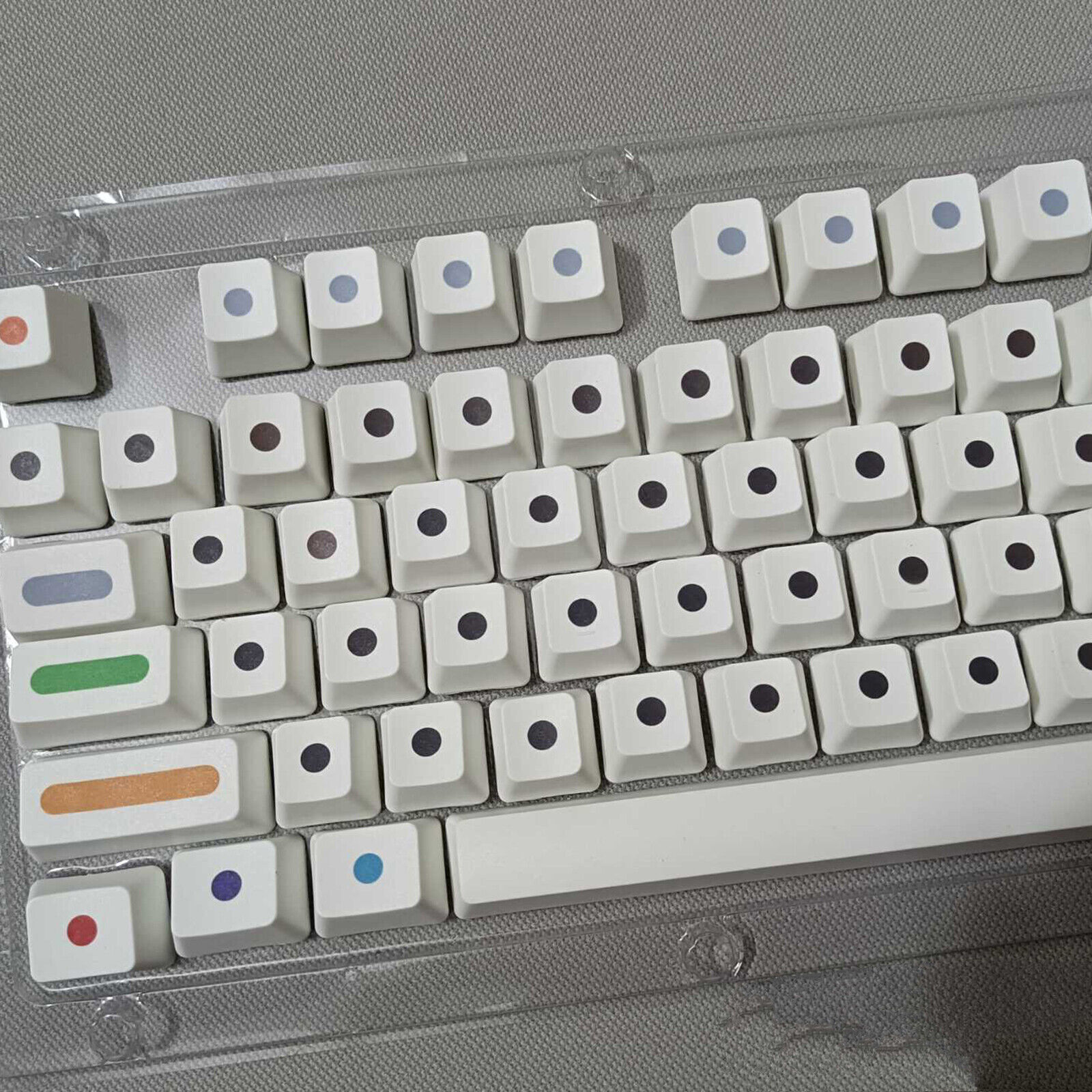 PBT Buttons OEM Height 108 Keys Sublimation Dot Mechanical Keyboard Spare Parts
