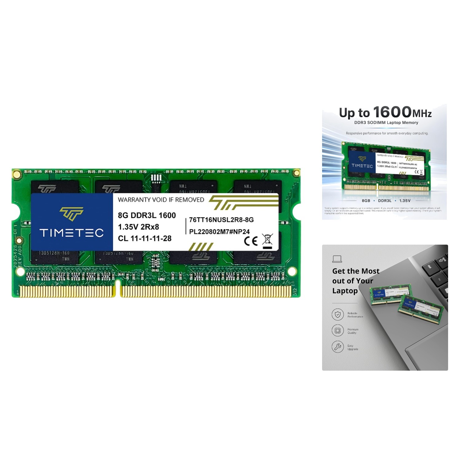 Upgrade Your Laptop with 8GB DDR3L 1600MHz SO-DIMM Non-ECC Memory Module