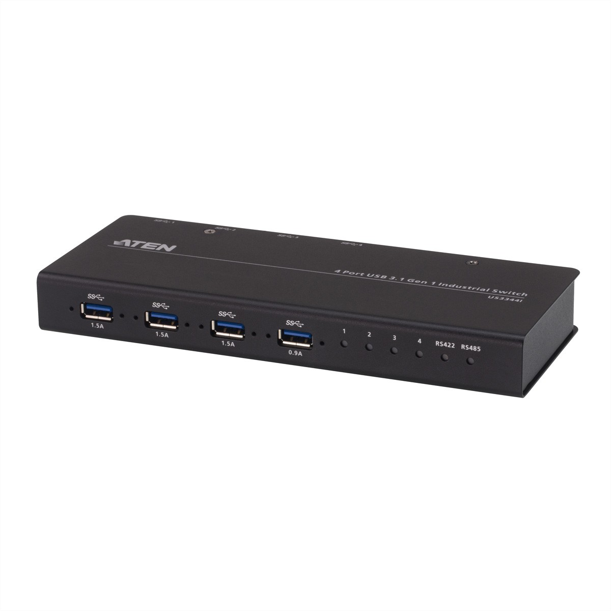 ATEN US3344i Industrial Hub Switch 4 x USB 3.1 Gen 1 KVM Switcher 4-Port ~D~