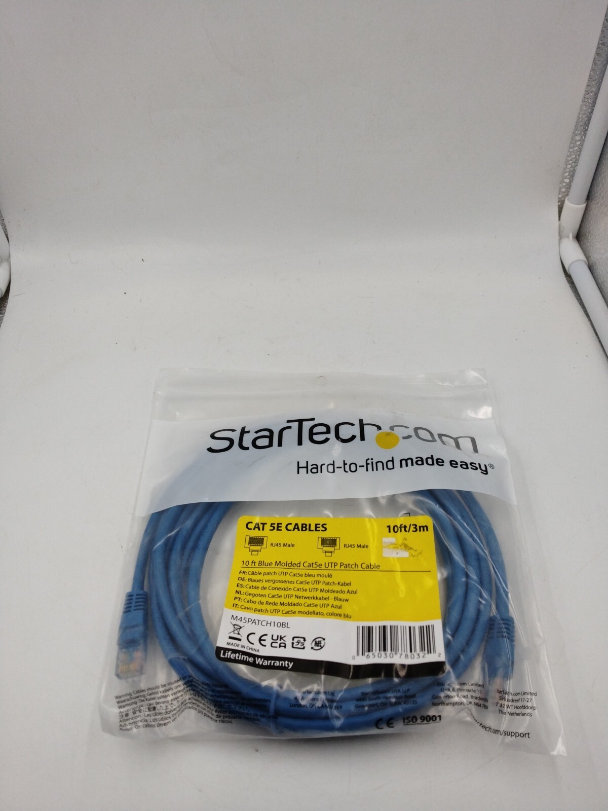 Cat 5E 10ft/3M Blue Cable