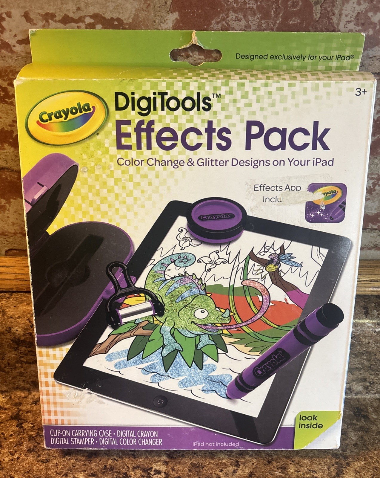 New Crayola DigiTools Effects Pack for iPad Digital Coloring and Designs 951012