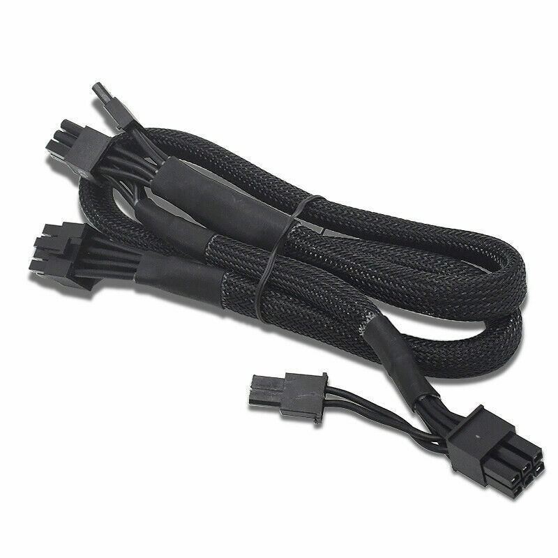 8 Pin to Dual PCIe 2X 8（6+2） Pin Cable for Corsair CV650 25-inch+7.9-inch