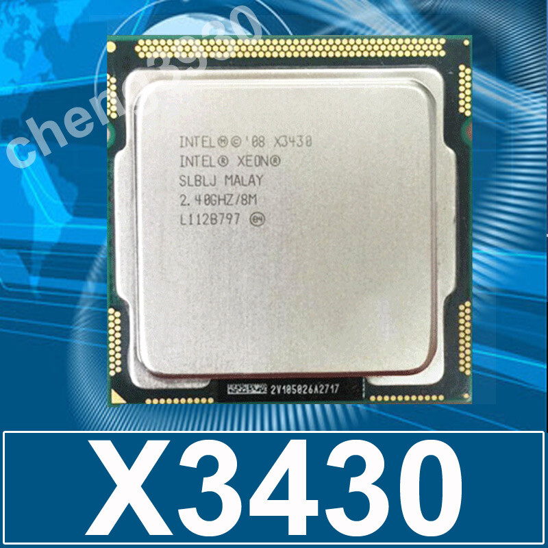 Intel Xeon X3430 X3440 X3450 X3460 X3470 LGA1156 CPU Processor