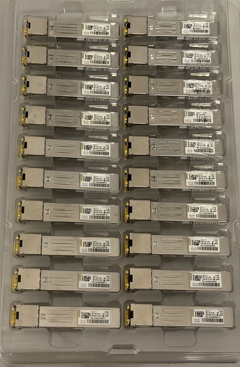 NEW Lot of 6 Cisco GLC-T 1000BASE-T Copper SFP Transceiver Module 30-1410-04