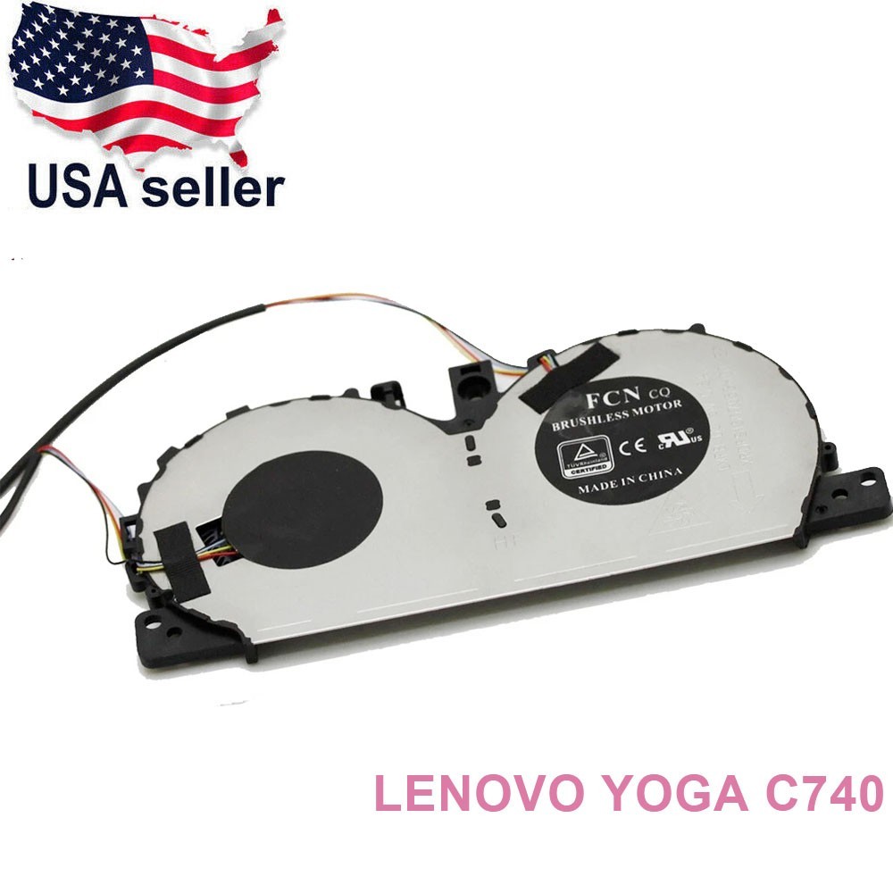 CPU Cooling Fan Replacement For Lenovo Yoga C740-15IML 81TD C740-15 5H40S19962