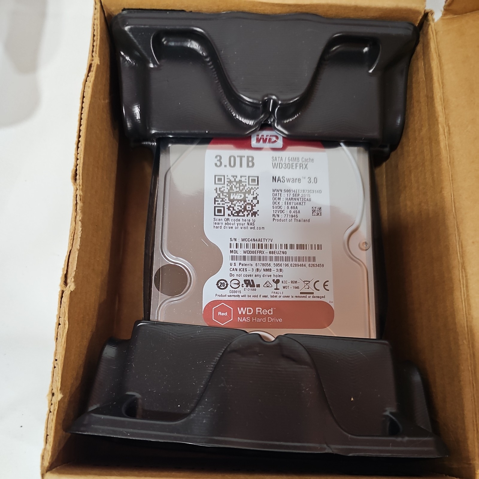 New Sealed Western Digital WD 3.5" Red NAS 3TB SATA III 6Gbps HDD WD30EFRX 