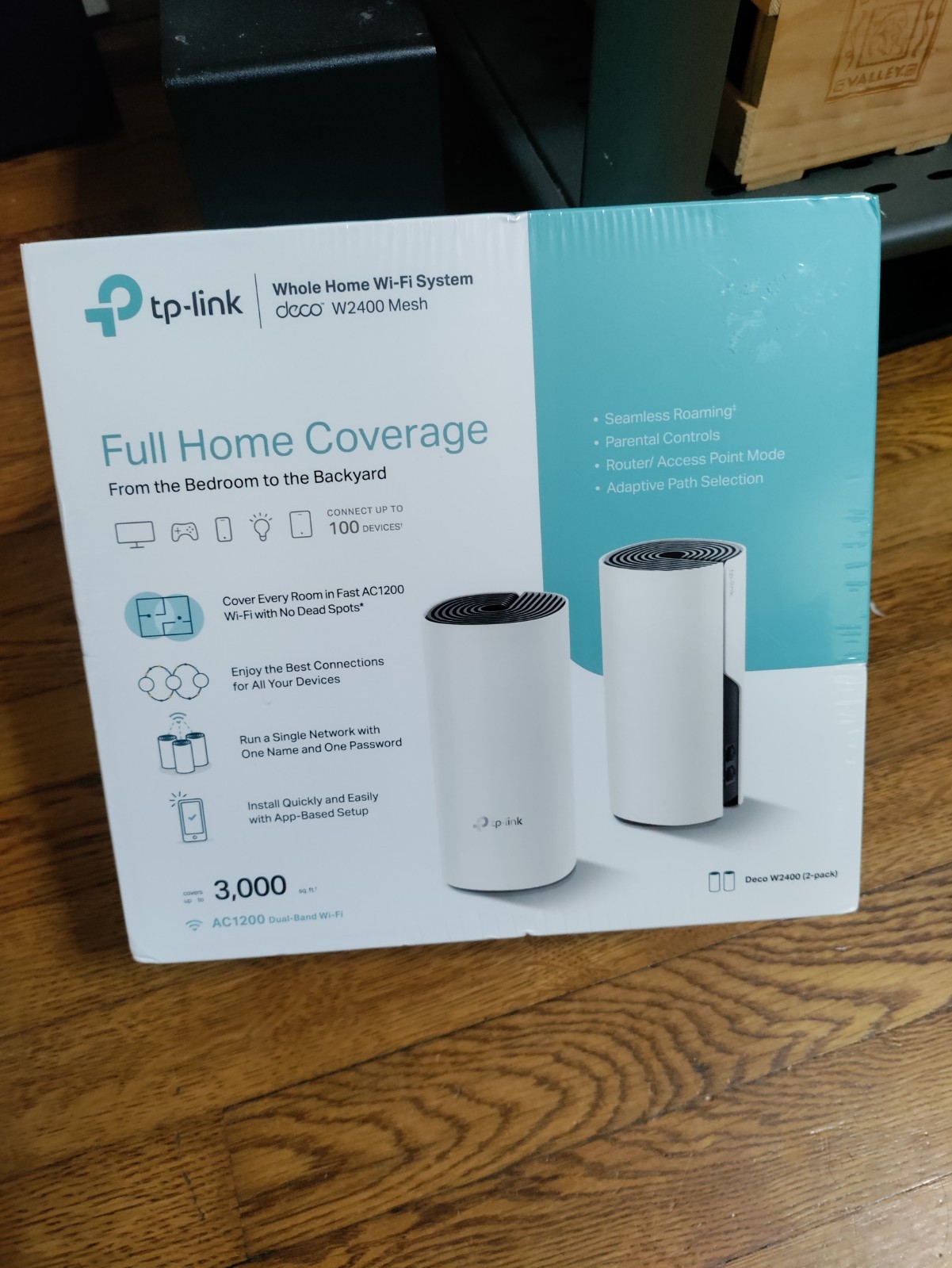 TP-Link Deco W2400 Whole Home Mesh WiFi Security System (2 Pack) AC1200
