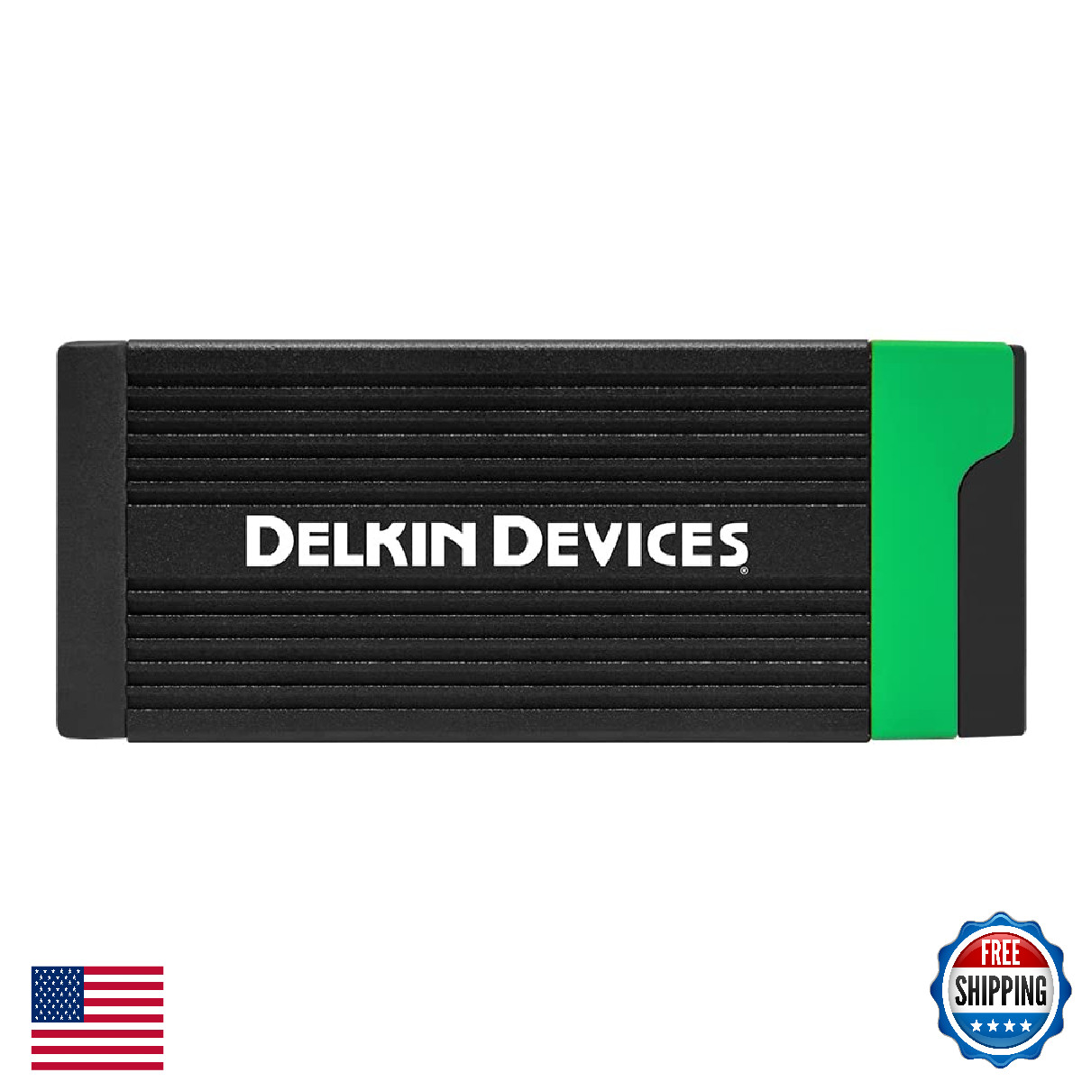 Delkin Devices USB 3.2 CFexpress Type B SD UHS-II Reader 10Gbps Compact Built-in
