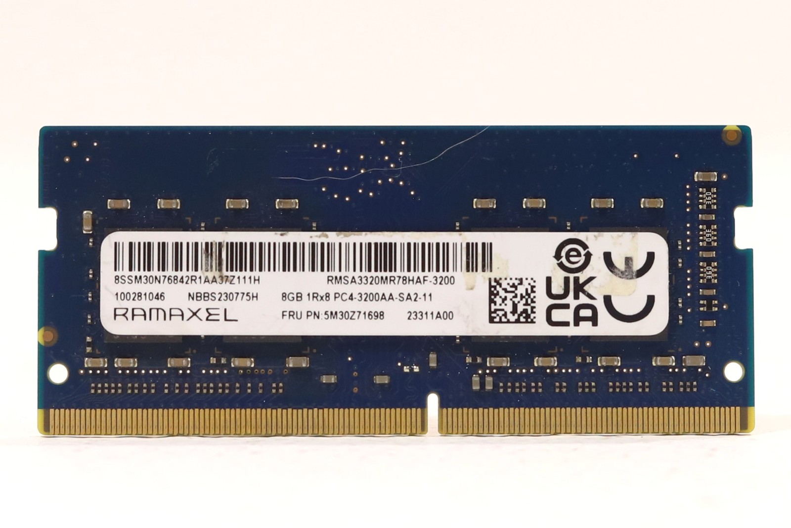 Ramaxel 8GB 1Rx8 PC4-3200AA-SA2-11 Laptop Memory P/N:RMSA3320MR78HAF-3200 Tested