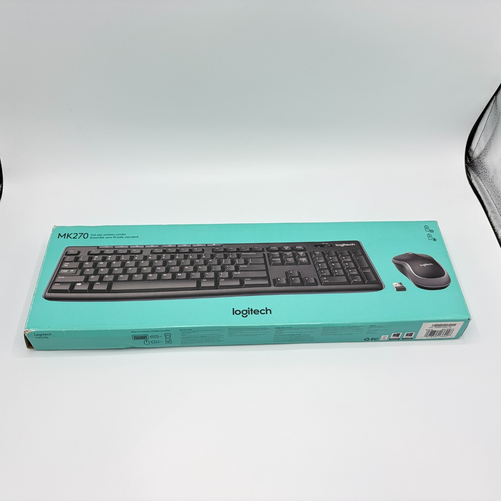Logitech MK270 Wireless Keyboard and Mouse Combo (920-004536) NEW OPEN BOX