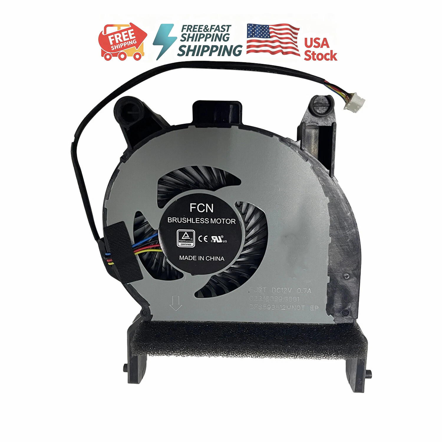 914266-001 HP EliteDesk ProDesk 400 600 G3 G4 800 G3 Mini CPU Cooling Fan- USK