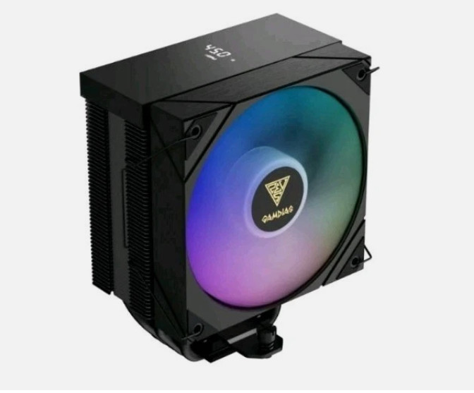Gamdias Boreas M2-51D ARGB CPU Air Cooler with Digital Display, 5 Copper Heat Pi