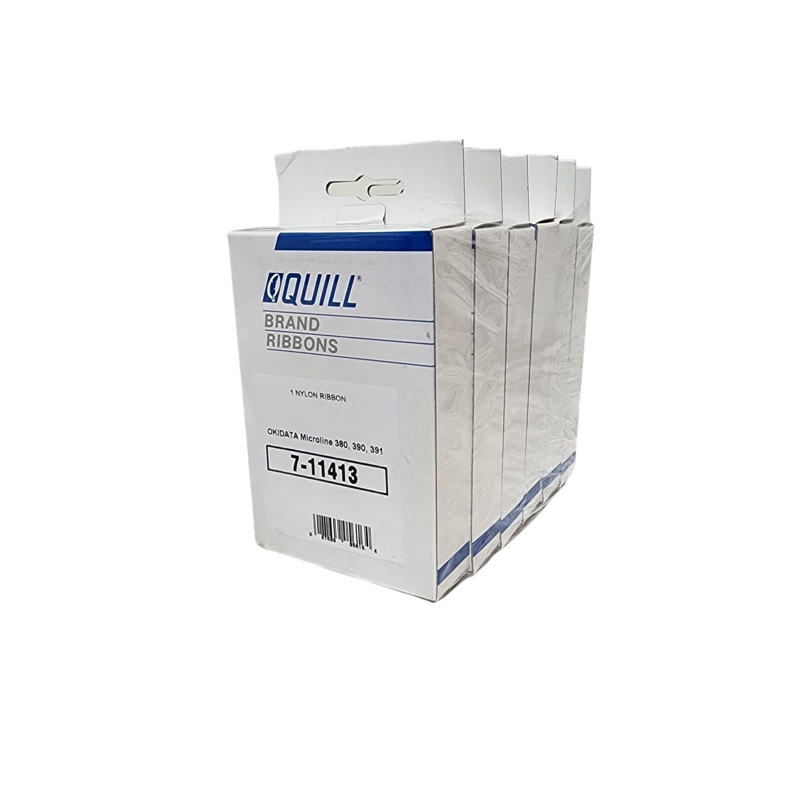 QUILL BRAND RIBBONS 7-11413 NYLON OKIDATA MICROLINE 380 390 391 INK TONER LOT