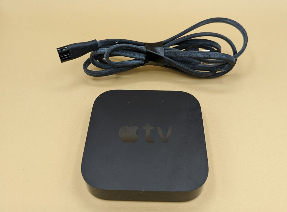 Apple TV A1469 3rd Generation Media Streamer WITH POWER CORD NO REMOTE